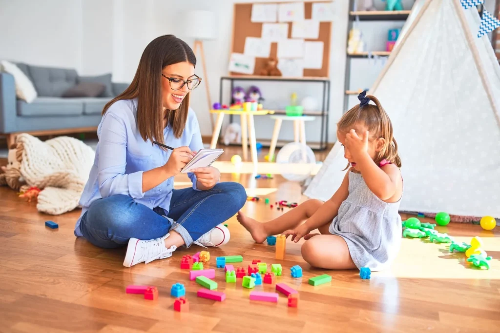 play-based ABA therapy session